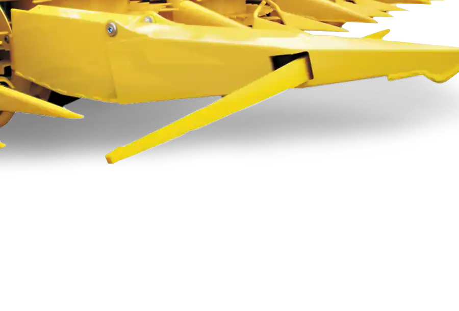 row guidance system nahaufnahme gelb