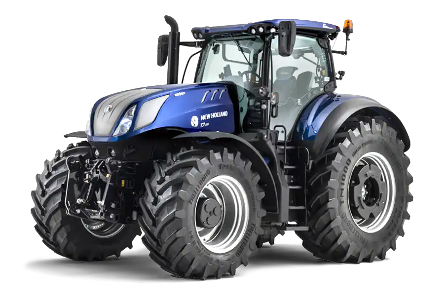 new holland t7 hd traktor stufe v blau